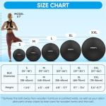 APEXUP Anti-Slip Yoga and Stability Exercise Ball