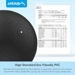 APEXUP Anti-Slip Yoga and Stability Exercise Ball