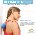 Massage Therapy Ball Set for Yoga and Pain Relief