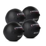 Titan Fitness Soft Shell Medicine Wall Ball 18-30 LB