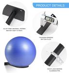 Wall-Mounted Medicine Ball and Stability Ball Rack