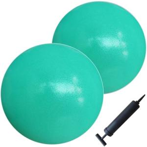 AppleRound 9-inch Pilates Ball Set with Pump