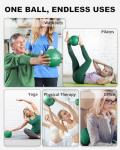 Trideer 9 Inch Pilates Exercise Ball for Therapy