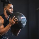 Titan Fitness Soft Shell Medicine Wall Ball 18-30 LB