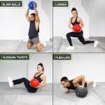 ProsourceFit Slam Medicine Balls - 5 to 50 lbs