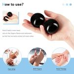 Learay 2PCS Black Obsidian Baoding Stress Balls