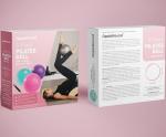 AppleRound 9-inch Pilates Ball Set with Pump