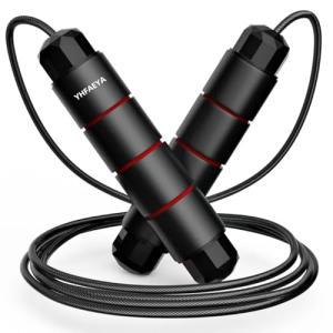YHFAEYA Adjustable Tangle-Free Jump Rope