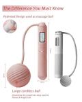 YOTTOY Cordless Jump Rope with LCD Display - Pink