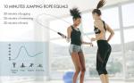 YHFAEYA Adjustable Tangle-Free Jump Rope