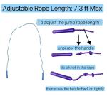 Colorful Adjustable Jump Ropes for Kids - 6 Pack