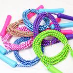 Colorful Adjustable Jump Ropes for Kids - 6 Pack