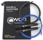 WOD Nation Adjustable Speed Jump Rope - Black
