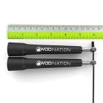 WOD Nation Adjustable Speed Jump Rope - Black