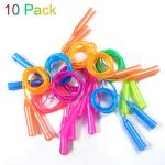 Aneco 10 Pack Colorful Kids Jump Ropes
