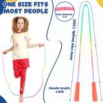 Colorful Adjustable Jump Ropes for Kids - 6 Pack