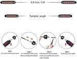 Jump Rope Set for Fitness and Fun (Red/Blue)