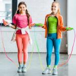 Colorful Adjustable Jump Ropes for Kids - 6 Pack