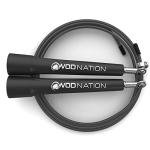 WOD Nation Adjustable Speed Jump Rope - Black