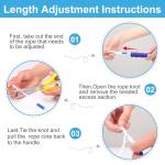 GRAWUN Adjustable Beaded Jump Rope Set for All
