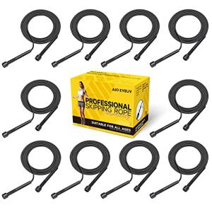 Adjustable Jump Rope for Fitness - 10 Pack