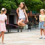 Elcoho 18 Pack Rainbow Jump Ropes for Kids