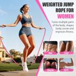 KUZARO Weighted Jump Rope for Full Body Workout