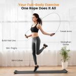 Adjustable Speed Jump Rope with Foam Handles