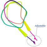 Rainbow Jump Rope Set - 10 Durable Skipping Ropes