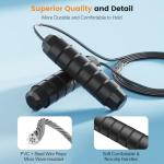 Adjustable Speed Jump Rope with Foam Handles
