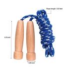 LETUSPORT 8.8 Feet Jump Rope with Wooden Handles