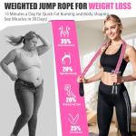 KUZARO Weighted Jump Rope for Full Body Workout