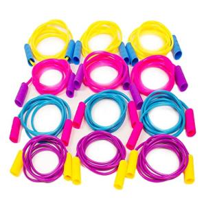 Boley Kids Jump Rope Set - 12 Durable Ropes