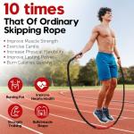 3LB Weighted Jump Rope for Fitness Training