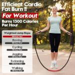 3LB Weighted Jump Rope for Fitness Training