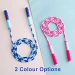 Adjustable Soft Beaded Jump Rope for Fitness