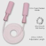 Adjustable Jump Rope for Fitness - Pink