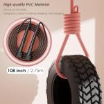 2 Pack Adjustable Jump Ropes for Fitness