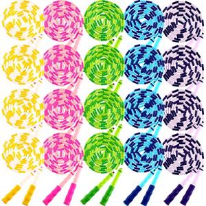 Adjustable Jump Ropes for Kids and Adults, 20 Pack