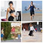 CINDALOG Adjustable Jump Rope Set for All Ages
