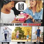 Junkin Adjustable Jump Ropes for Fitness - 12 Pack