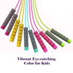 Adjustable Colorful Jump Ropes for Kids - 6-Pack