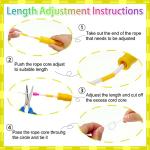 Adjustable Jump Ropes for Kids and Adults, 20 Pack