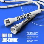 Sportbit Adjustable Beaded Jump Rope for Fitness