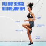 Sportbit Adjustable Beaded Jump Rope for Fitness