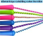 Colorful Adjustable Jump Ropes for Kids - Set of 3