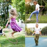 Adjustable Tangle-Free Jump Rope for Kids