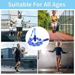 Leeboom Adjustable Tangle-Free Jump Rope for Fitness