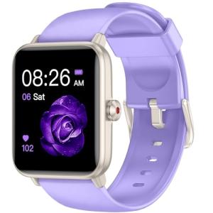 Fitness Smartwatch with Heart Rate and Sleep Tracker
