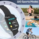 Smartwatch with 90 Sports Modes & Heart Monitor